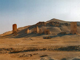 voyage en Syrie : nécropole de Palmyre - tombeau